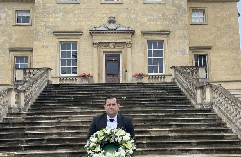 Danson House memorial flowers