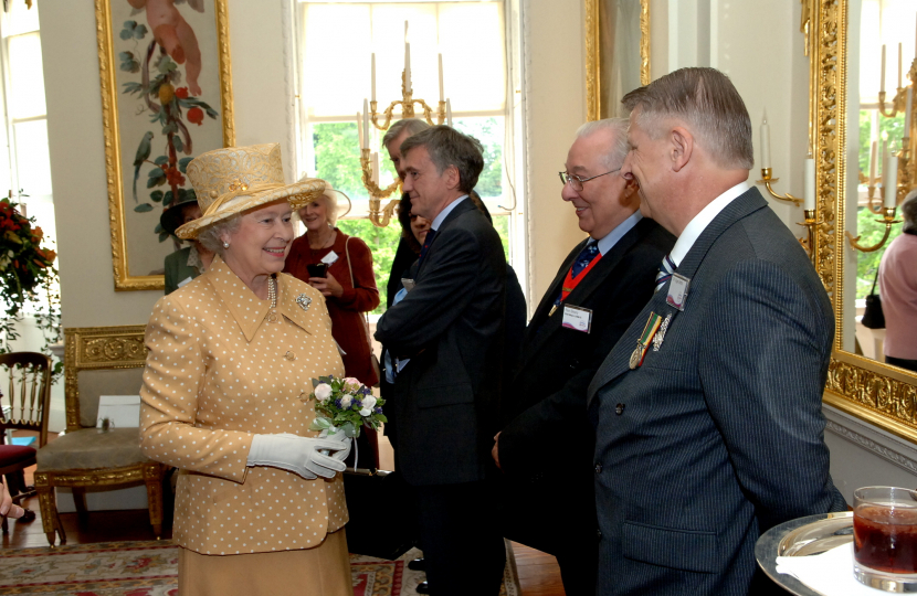 HM Queen Elizabeth ll visit to Danson House