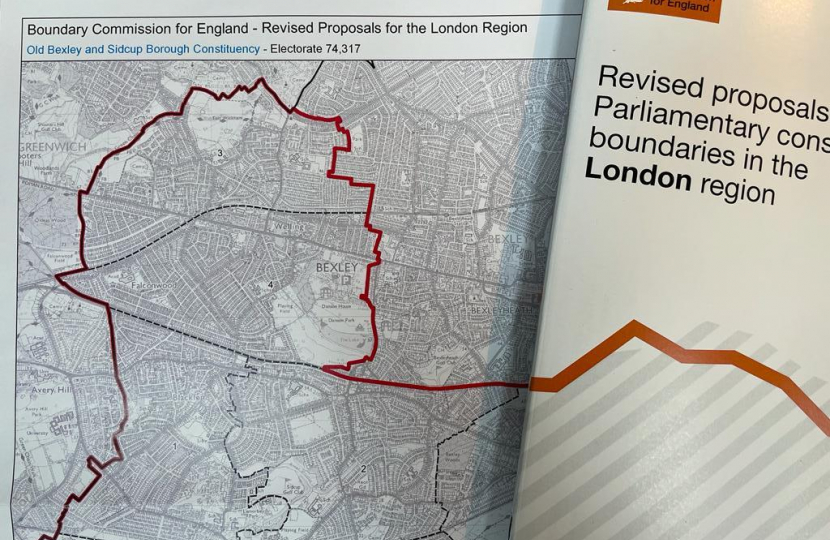 Old Bexley and Sidcup Boundary Commission proposals