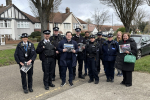 Louie French with Sidcup, Longlands Police and Sidcup Partners