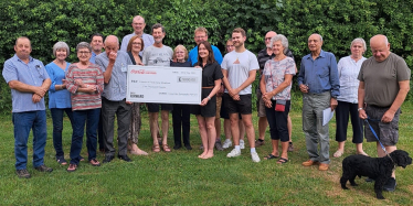 Friends of Foots Cray Meadows with £5000 cheque