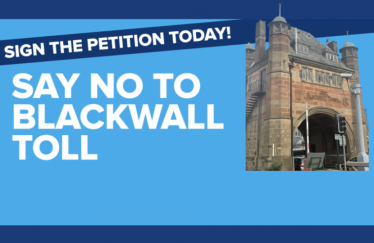 Louie French's Blackwall Toll Campaign Graphic